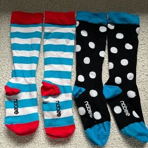 Nabee compression socks lot of 2
